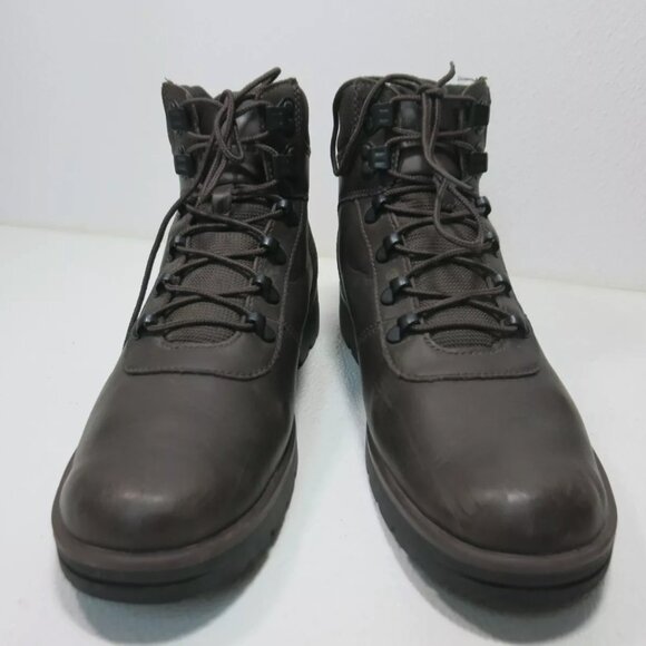 Timberland Soft Toe Leather Boots Shoes Men's Hiking Dress Stiefel Bottes 10.5 - Picture 4 of 7